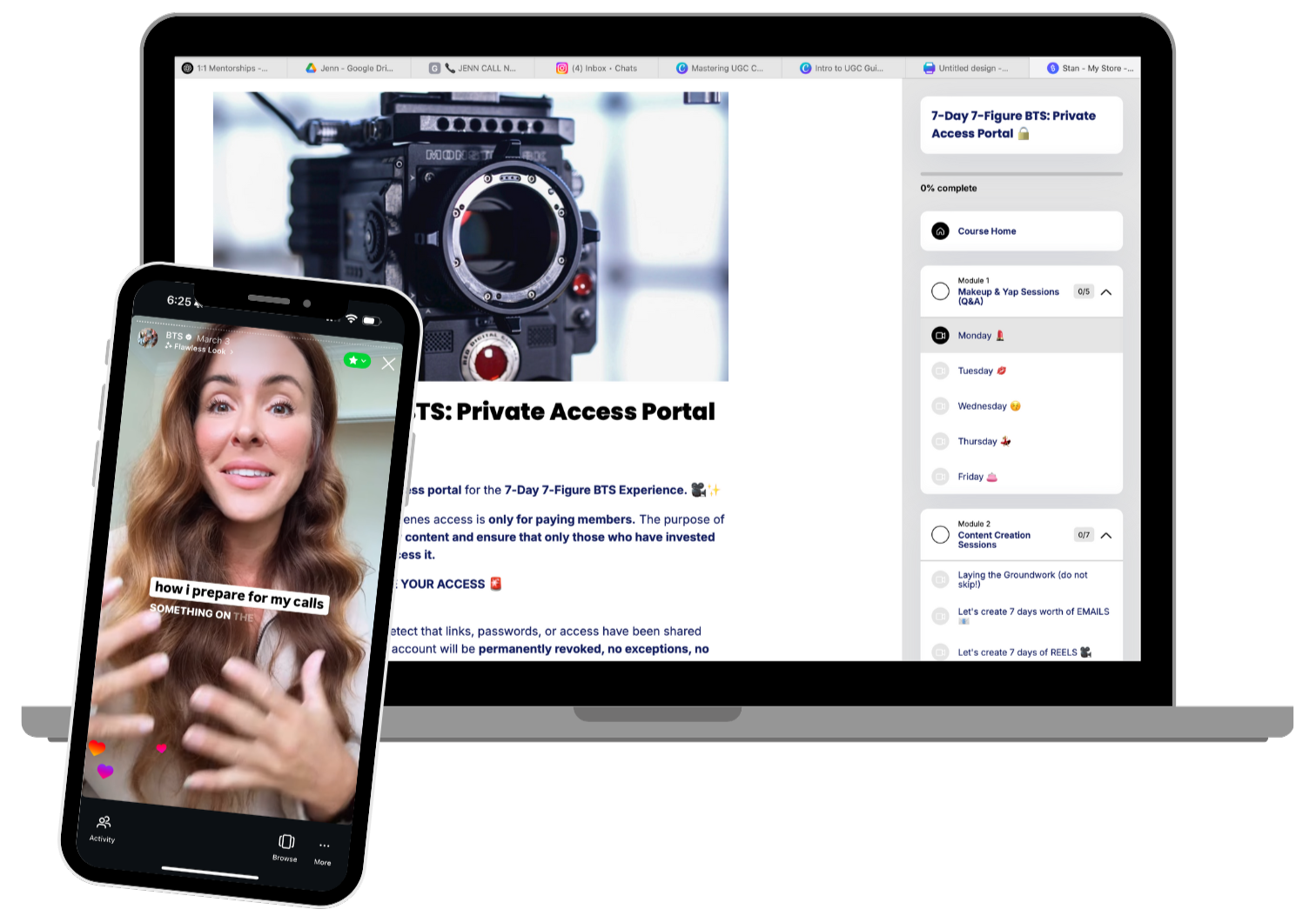 BTS Private Access Portal preview